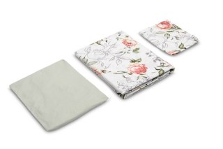 KOMPLET POŚCIELI 2 EL.+ PRZEŚCIERADŁO MAGICZNY OGRÓD 100X135 CM       