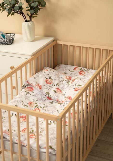 KOMPLET POŚCIELI 2 EL.+ PRZEŚCIERADŁO MAGICZNY OGRÓD 100X135 CM       