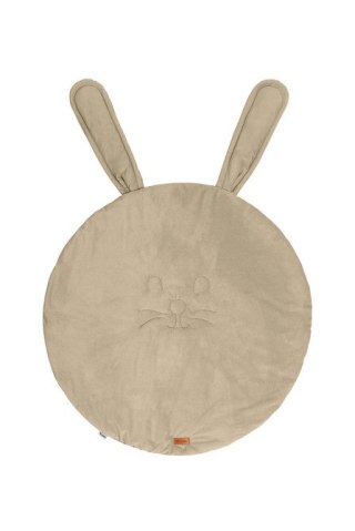 MATA DO ZABAWY KRÓLIK VELVET BEŻ