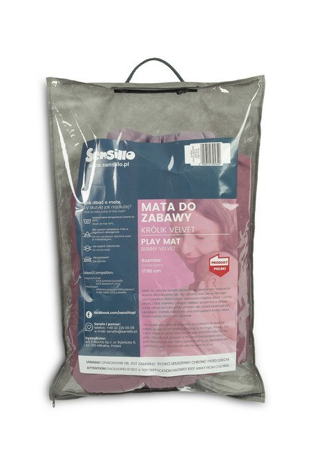 MATA DO ZABAWY KRÓLIK VELVET WRZOS