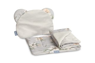 KOMPLET DO WÓZKA VELVET LILIA SZARY