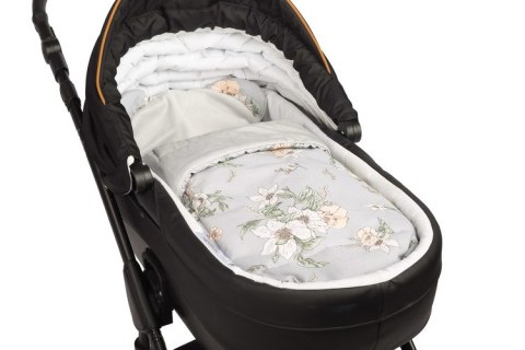 KOMPLET DO WÓZKA VELVET LILIA SZARY