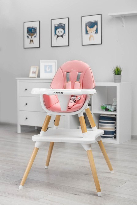 KRZESEŁKO DO KARMIENIA TUVA PINK