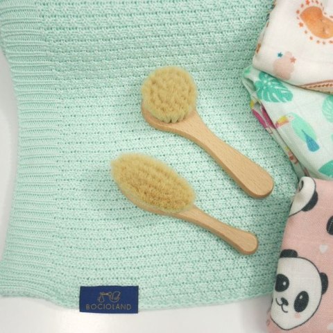 5352 SZCZOTKA DO WŁOSÓW DREWNIANA Z KOZINY DUŻA BOC0535