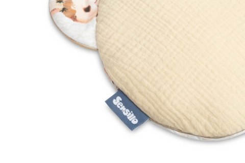 KOMPLET MUŚLINOWY DO WÓZKA - KRÓLICZKI BEŻOWY