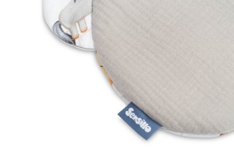 KOMPLET MUŚLINOWY DO WÓZKA - ZODIAK SZARY