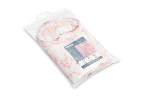 OTULACZ MUŚLINOWY DO FOTELIKA - WRÓŻKI RÓŻOWY