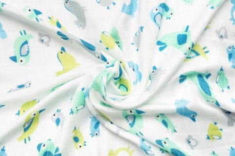 PIELUCHA BAMBUS PTAKI NIEBIESKIE 75x75