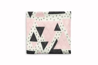 PIELUCHA BAMBUS TRÓJKĄT RÓŻOWY 75x75