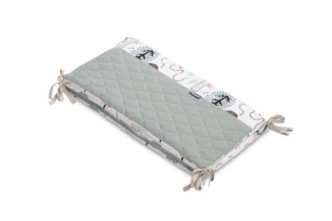 OCHRANIACZ DO ŁÓŻECZKA MUŚLIN JEŻE SZMARAGDOWY