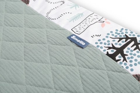 OCHRANIACZ DO ŁÓŻECZKA MUŚLIN JEŻE SZMARAGDOWY