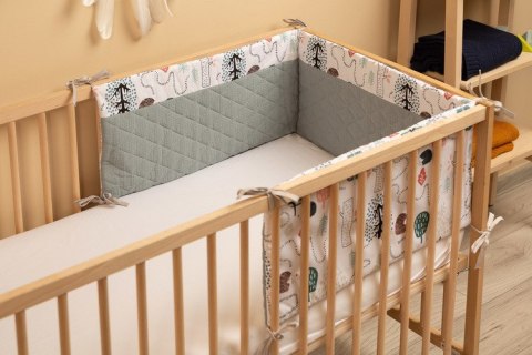 OCHRANIACZ DO ŁÓŻECZKA MUŚLIN JEŻE SZMARAGDOWY