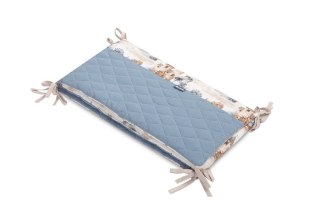 OCHRANIACZ DO ŁÓŻECZKA MUŚLIN SMOKI JEANS