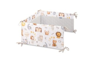 OCHRANIACZ DO ŁÓŻECZKA MUŚLIN ZODIAK SZARY