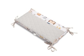 OCHRANIACZ DO ŁÓŻECZKA MUŚLIN ZODIAK SZARY