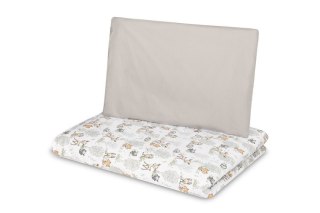 POŚCIEL 2-EL. LASEK SZARY 100X135 