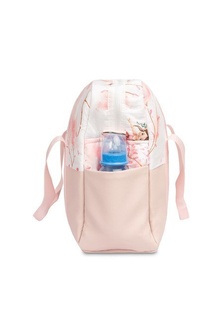 TORBA DO WÓZKA EKOSKÓRA WRÓŻKI RÓŻOWY