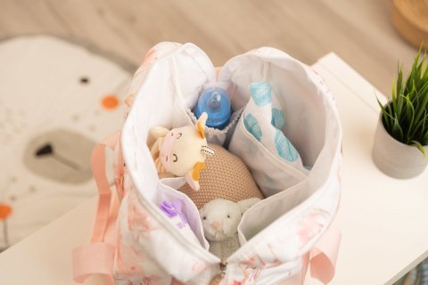 TORBA DO WÓZKA EKOSKÓRA WRÓŻKI RÓŻOWY