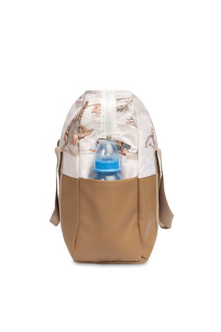 TORBA DO WÓZKA EKOSKÓRA ZAGAJNIK BRĄZOWY