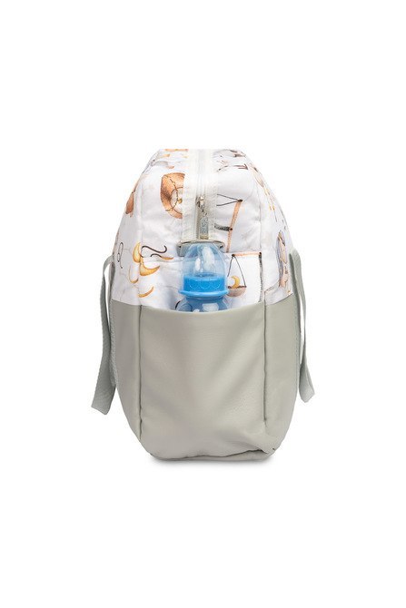 TORBA DO WÓZKA EKOSKÓRA ZODIAK SZARY