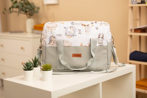 TORBA DO WÓZKA EKOSKÓRA ZODIAK SZARY