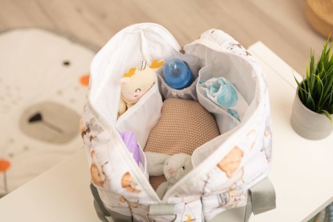 TORBA DO WÓZKA EKOSKÓRA ZODIAK SZARY